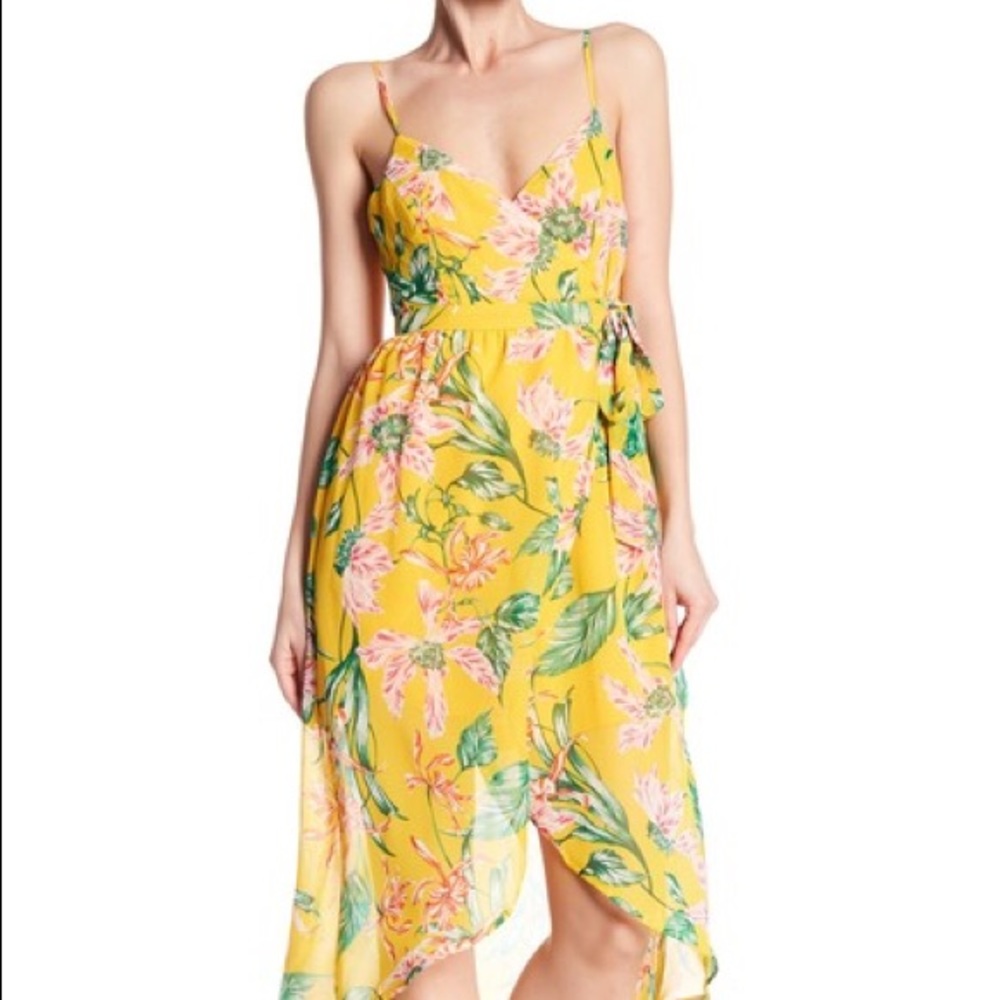 Nordstrom Hi-lo floral woven dress